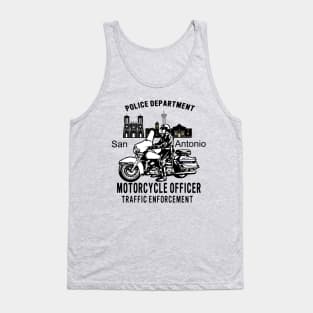 San Antonio Motorcycle officer Tank Top